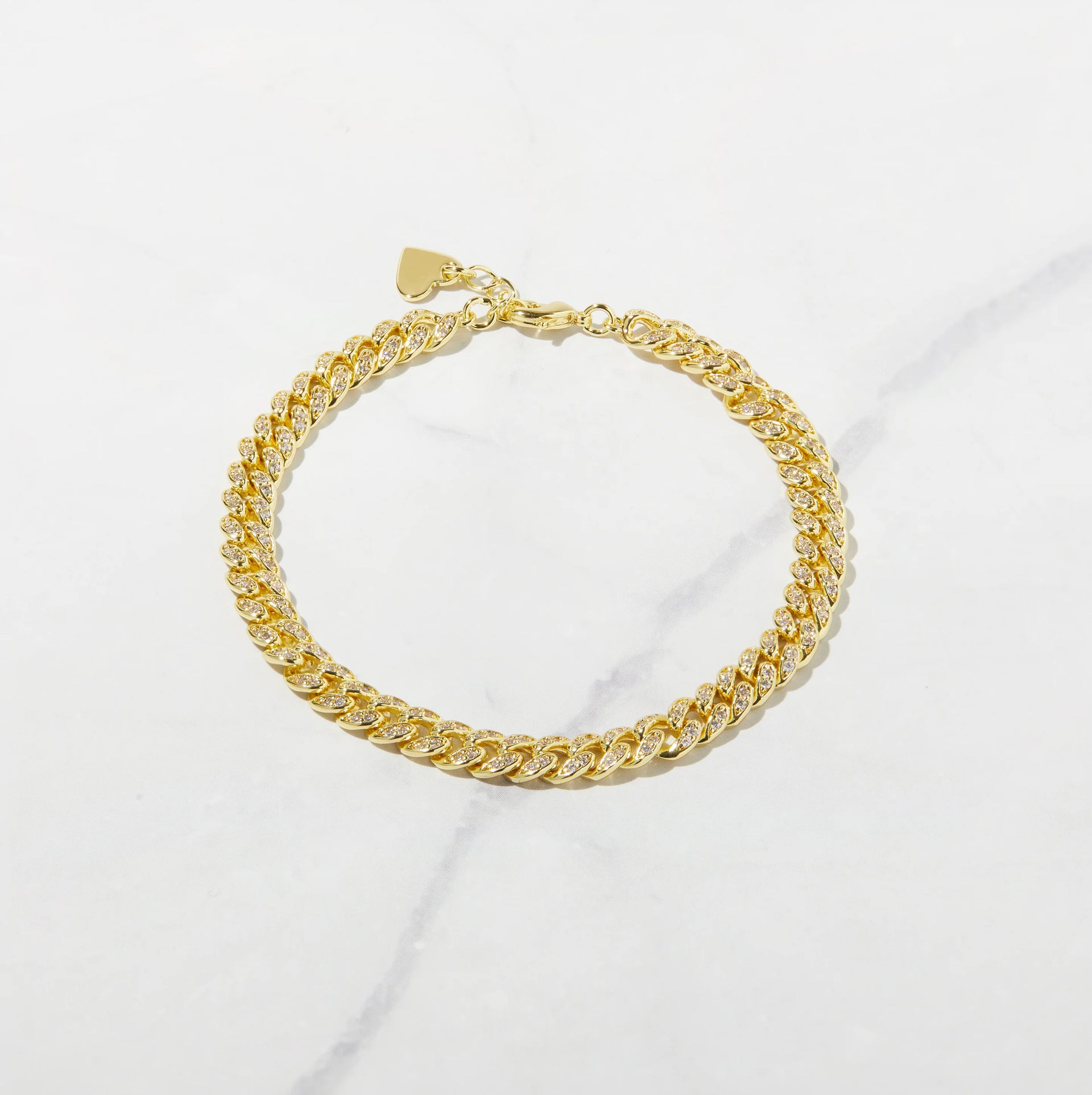 Pavé Chain Link Bracelet