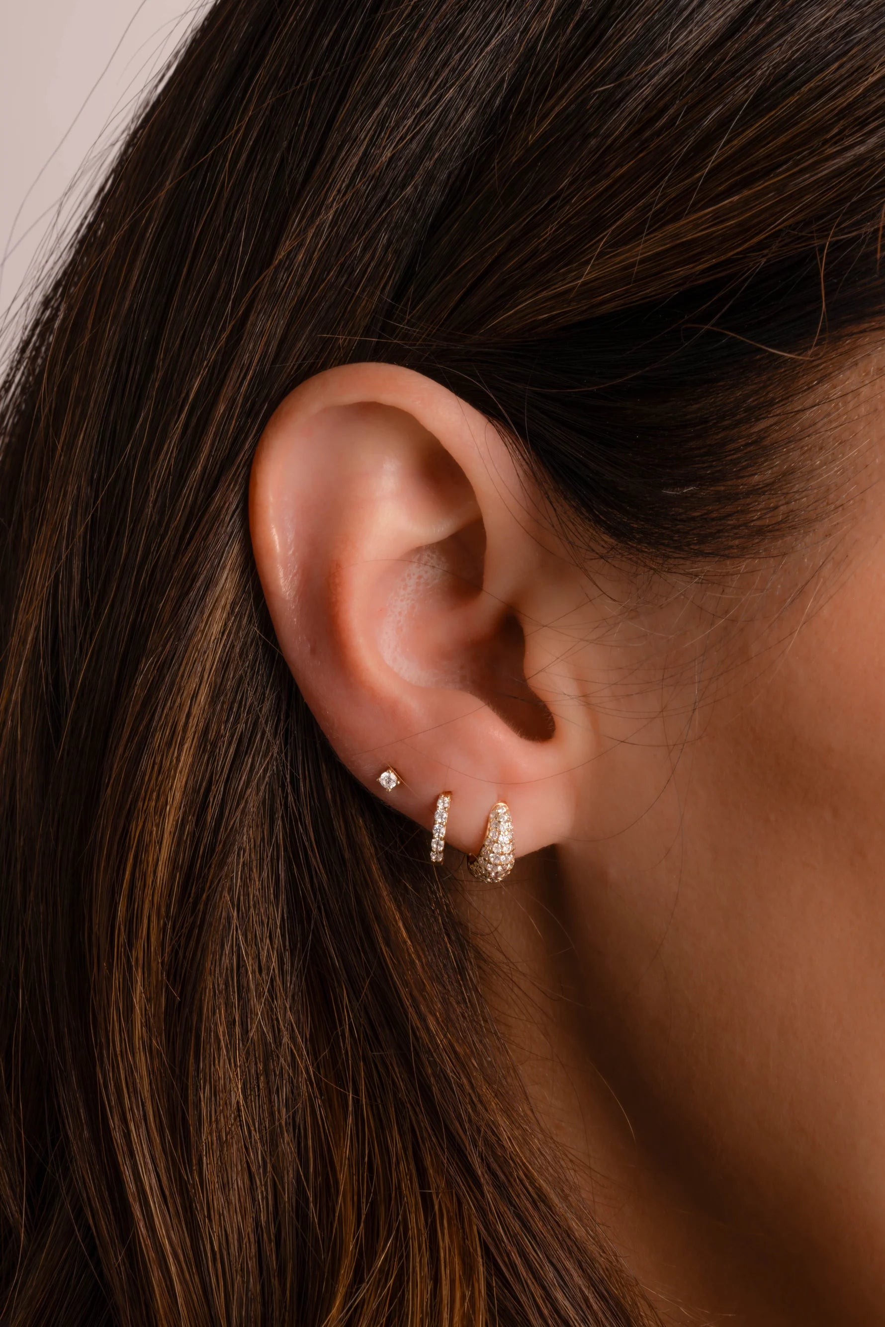 Solitaire Studs 4mm