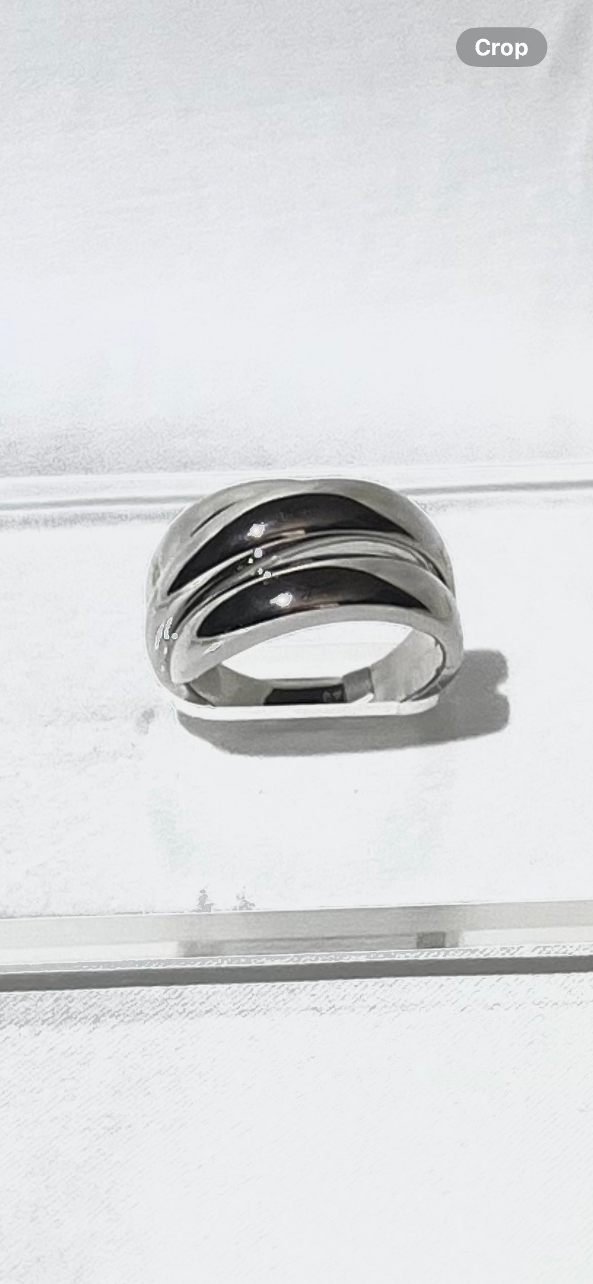 Sterling Silver 3 Band Rolling Ring