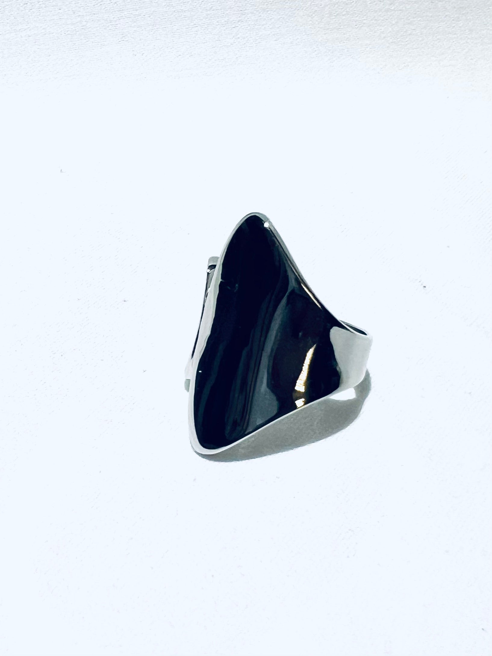Statement Full Finger Silver Ring