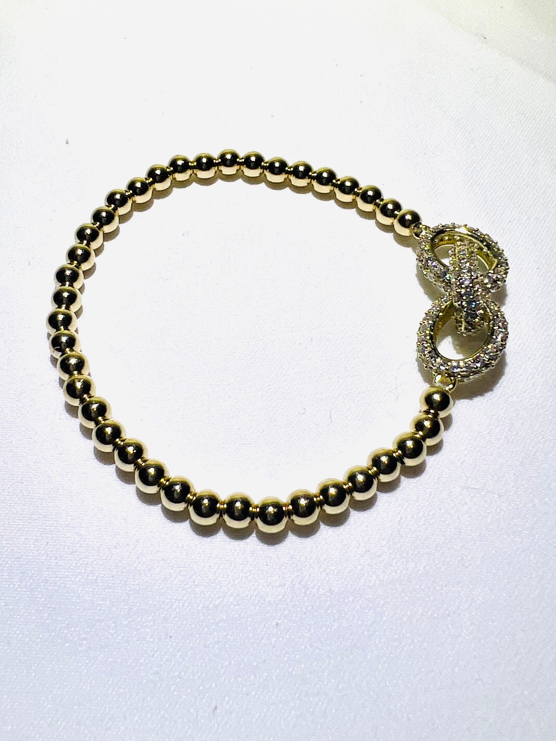 Three Station Bangle Bracelet