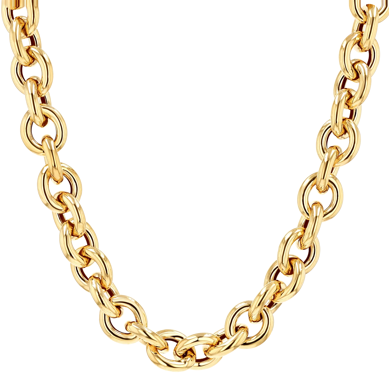 Gold Solid Cable Link