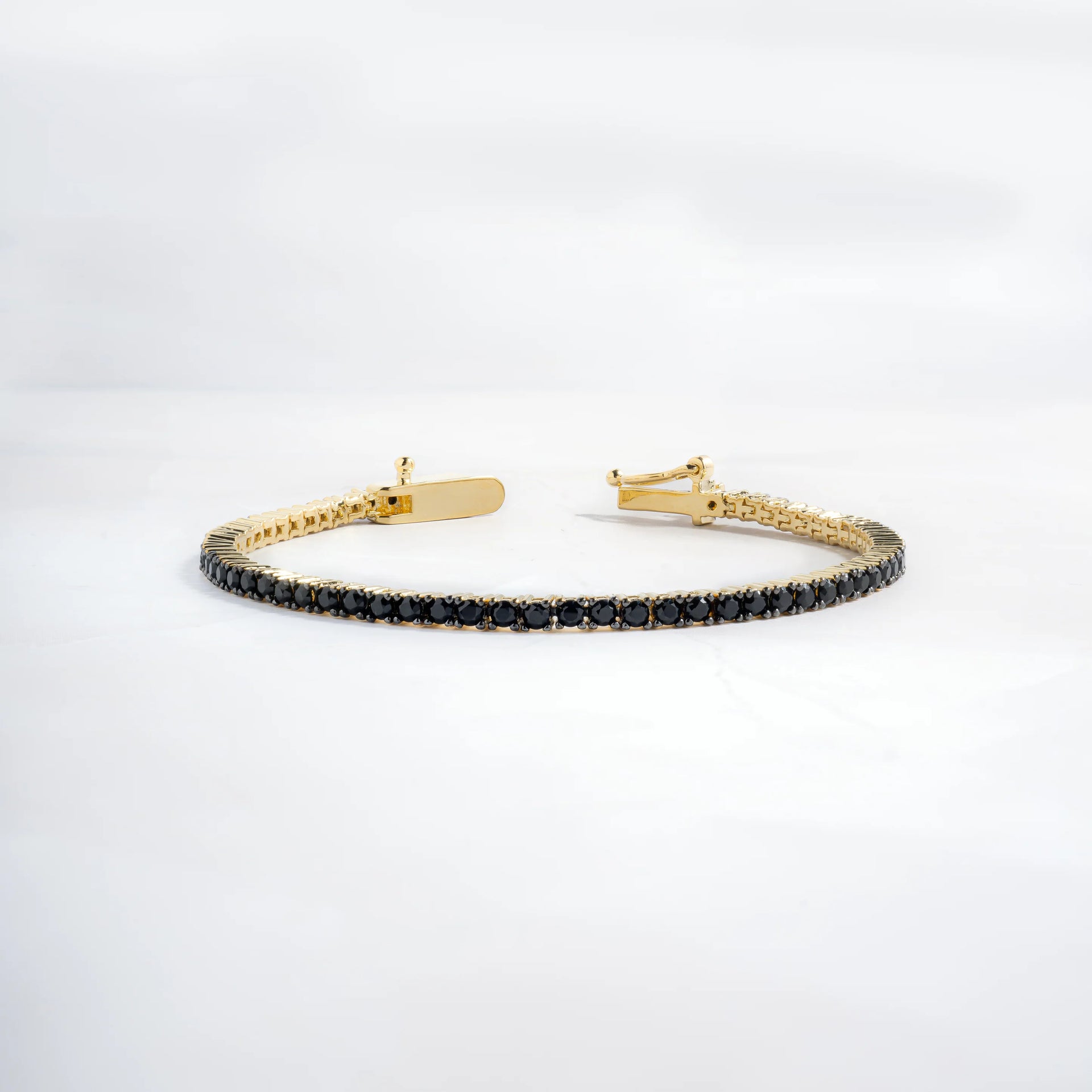 Black Tennis Bracelet
