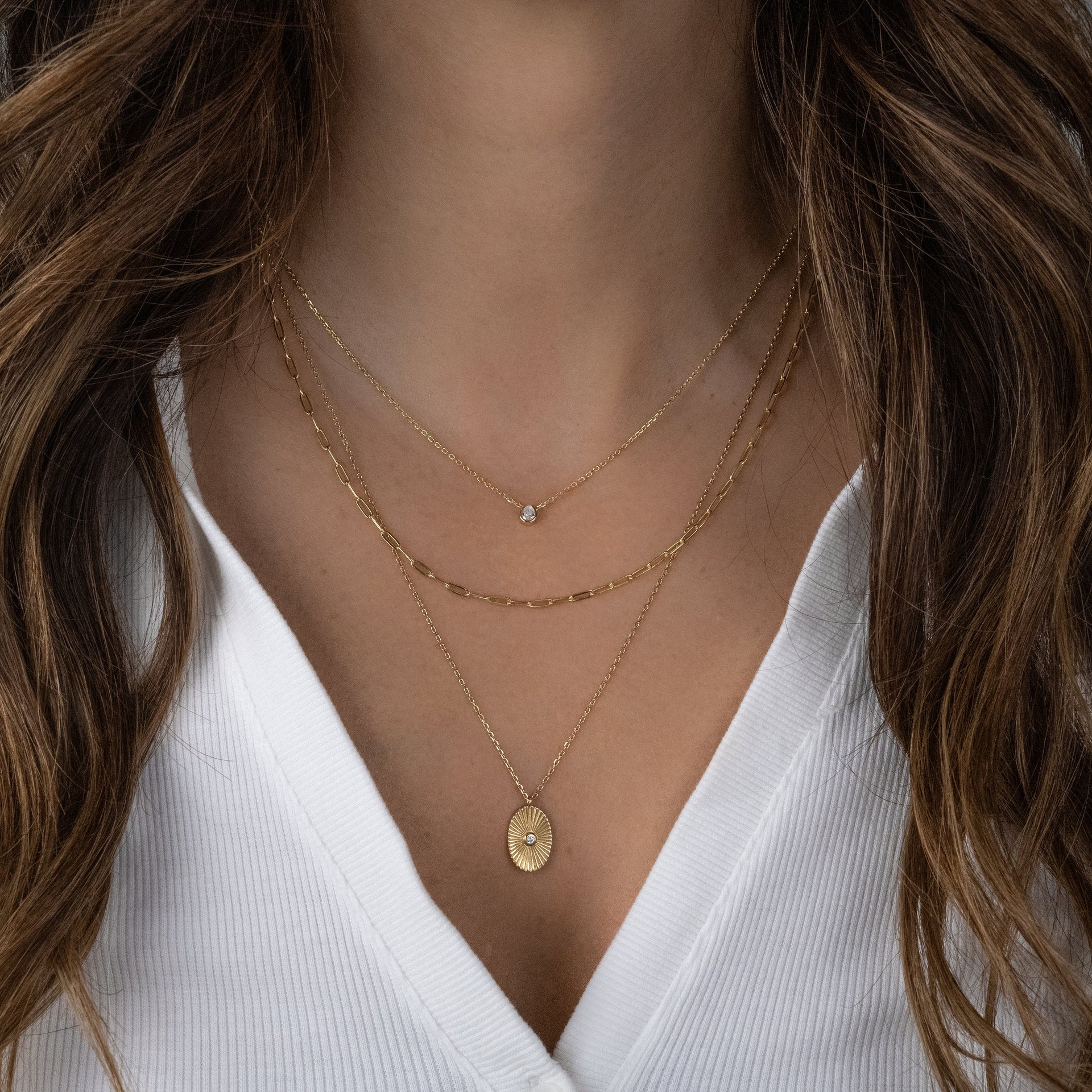 Oval Medallion Necklace