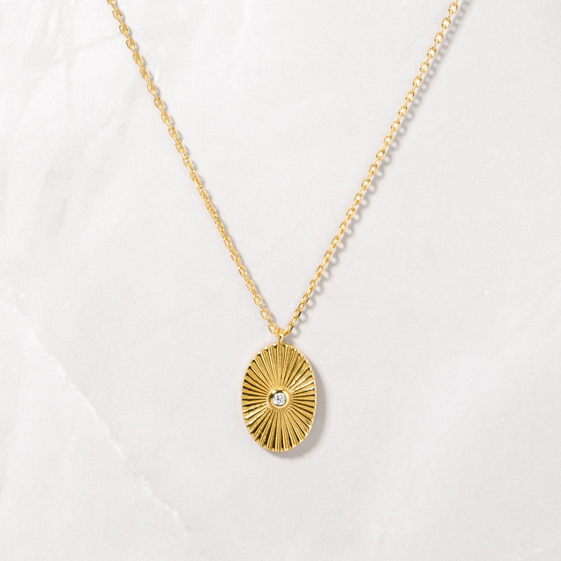 Oval Medallion Necklace