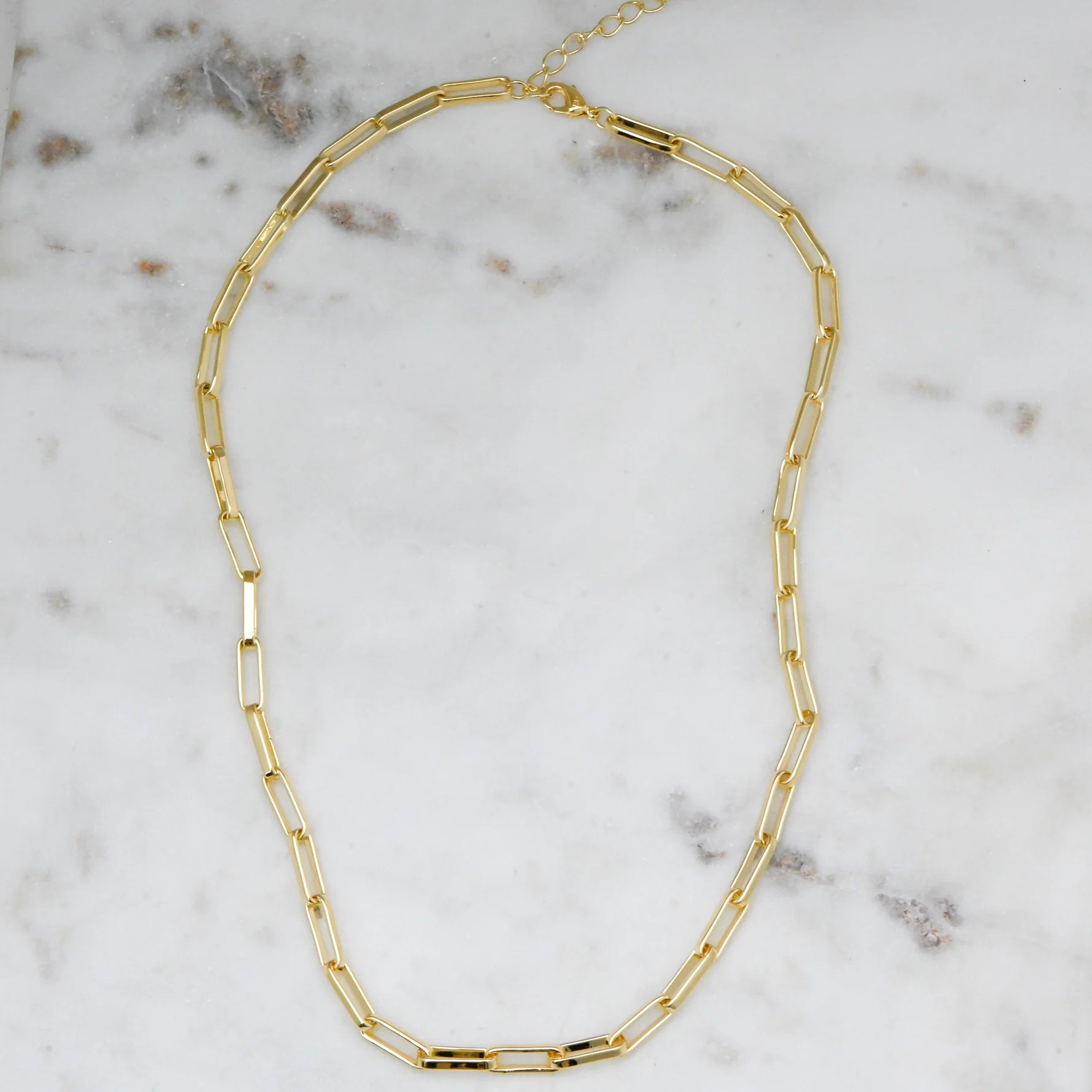 Square Paperclip Necklace