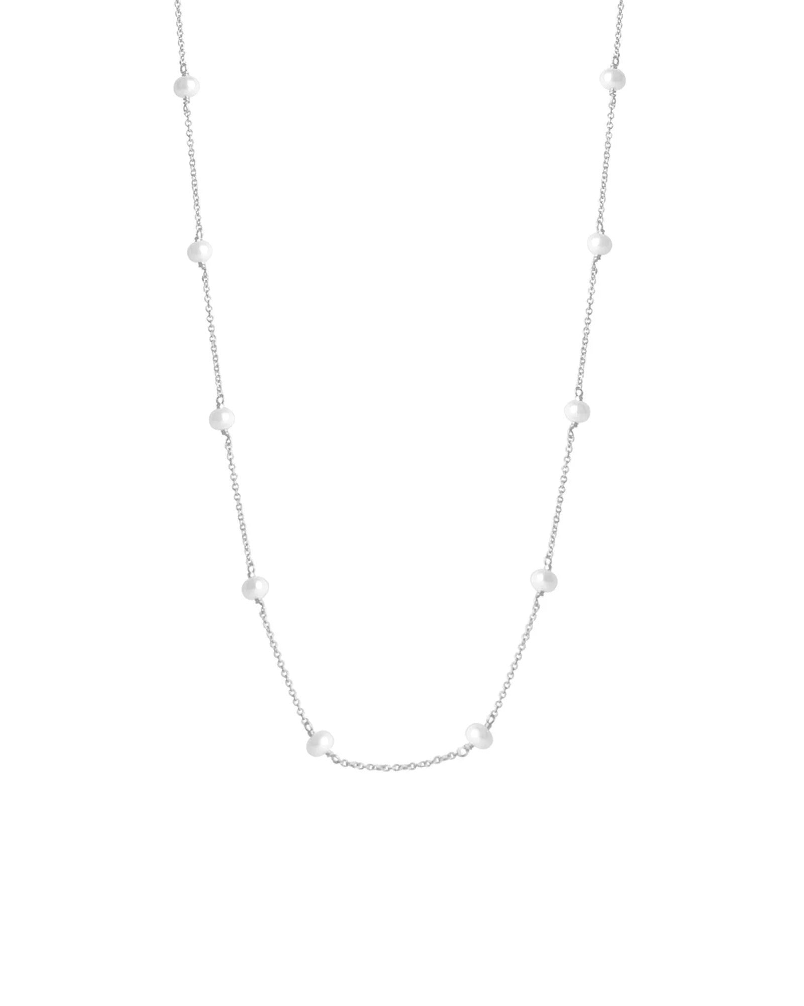 Pearl Station Chain Necklace
