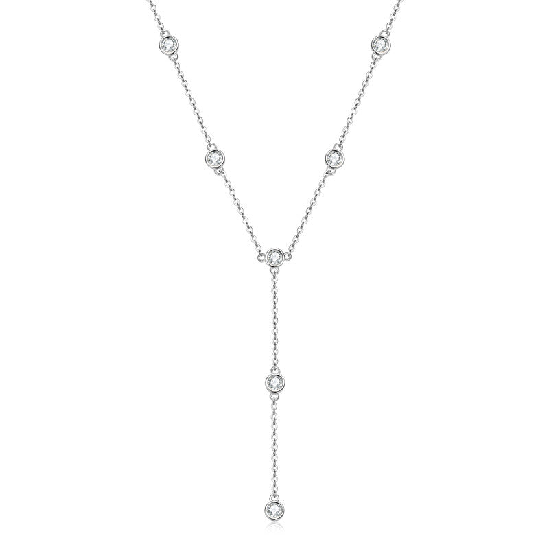 Gold Dainty Drop Y Lariat