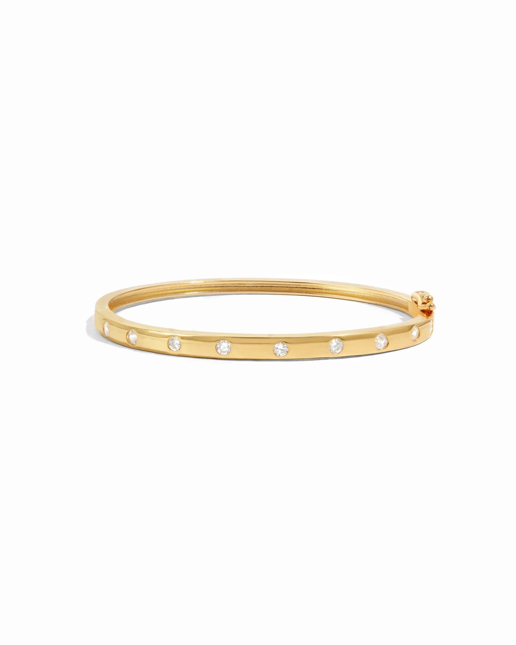 Diamond Bezel Set Bangle