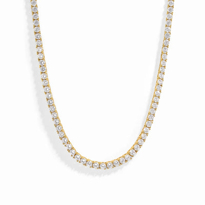 3mm CZ Tennis Necklace