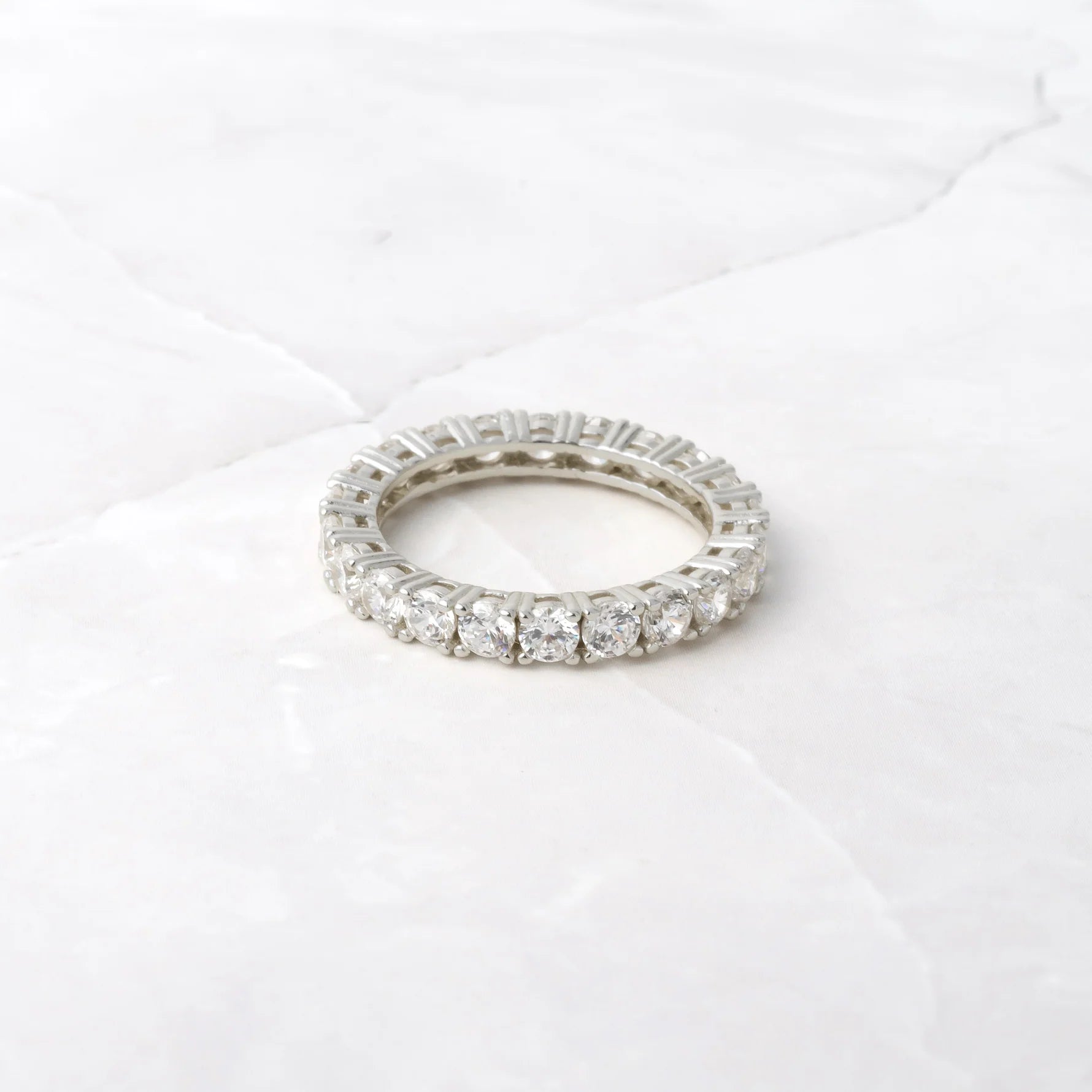 3mm Studded Eternity Ring