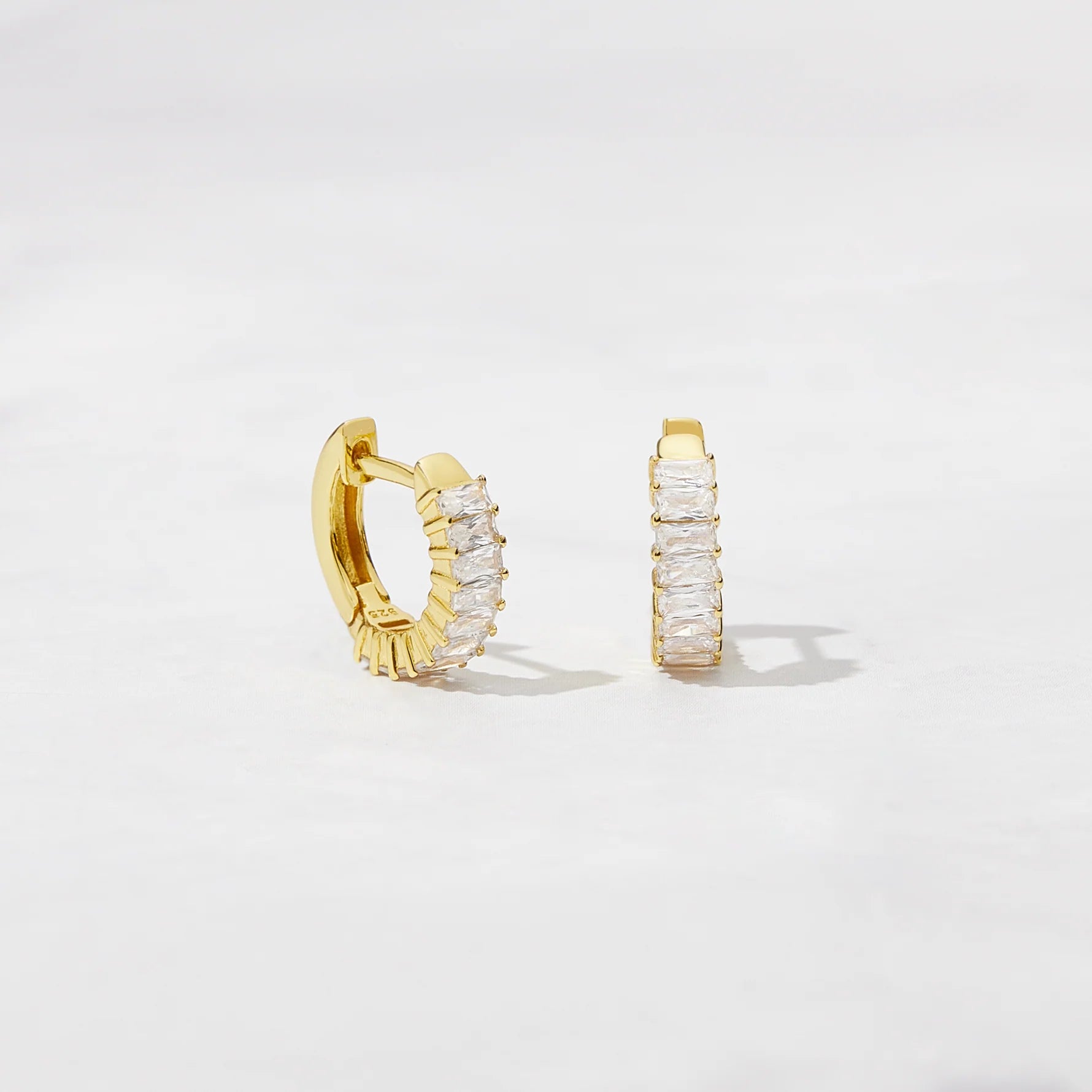 Darryl-Ann Baguette Hoops