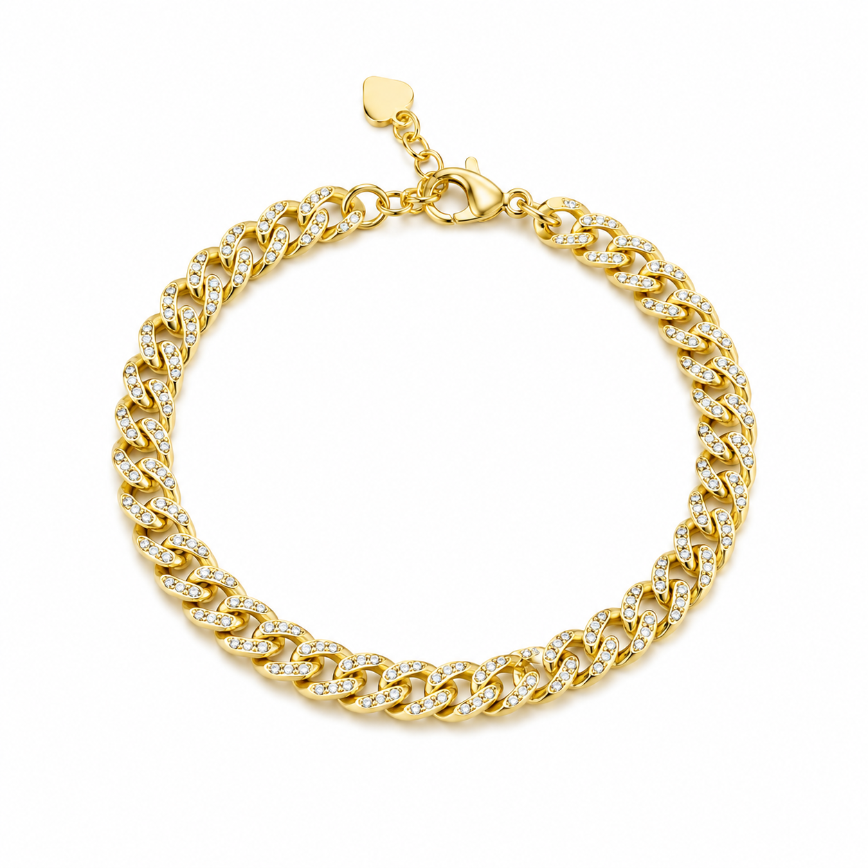 Pavé Chain Link Bracelet