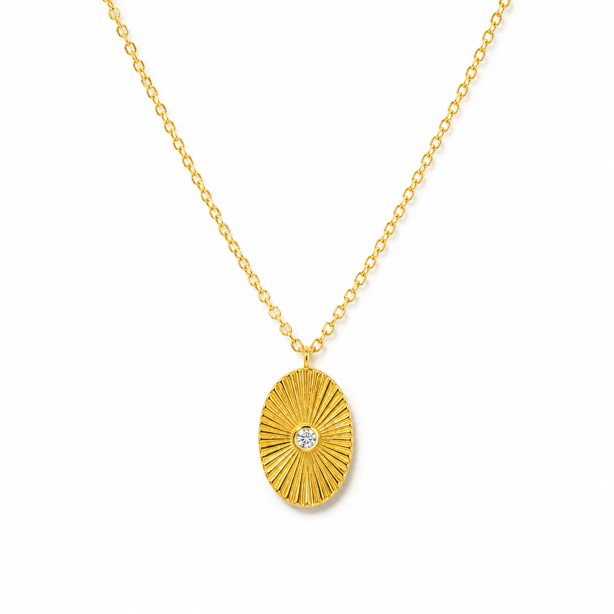 Oval Medallion Necklace