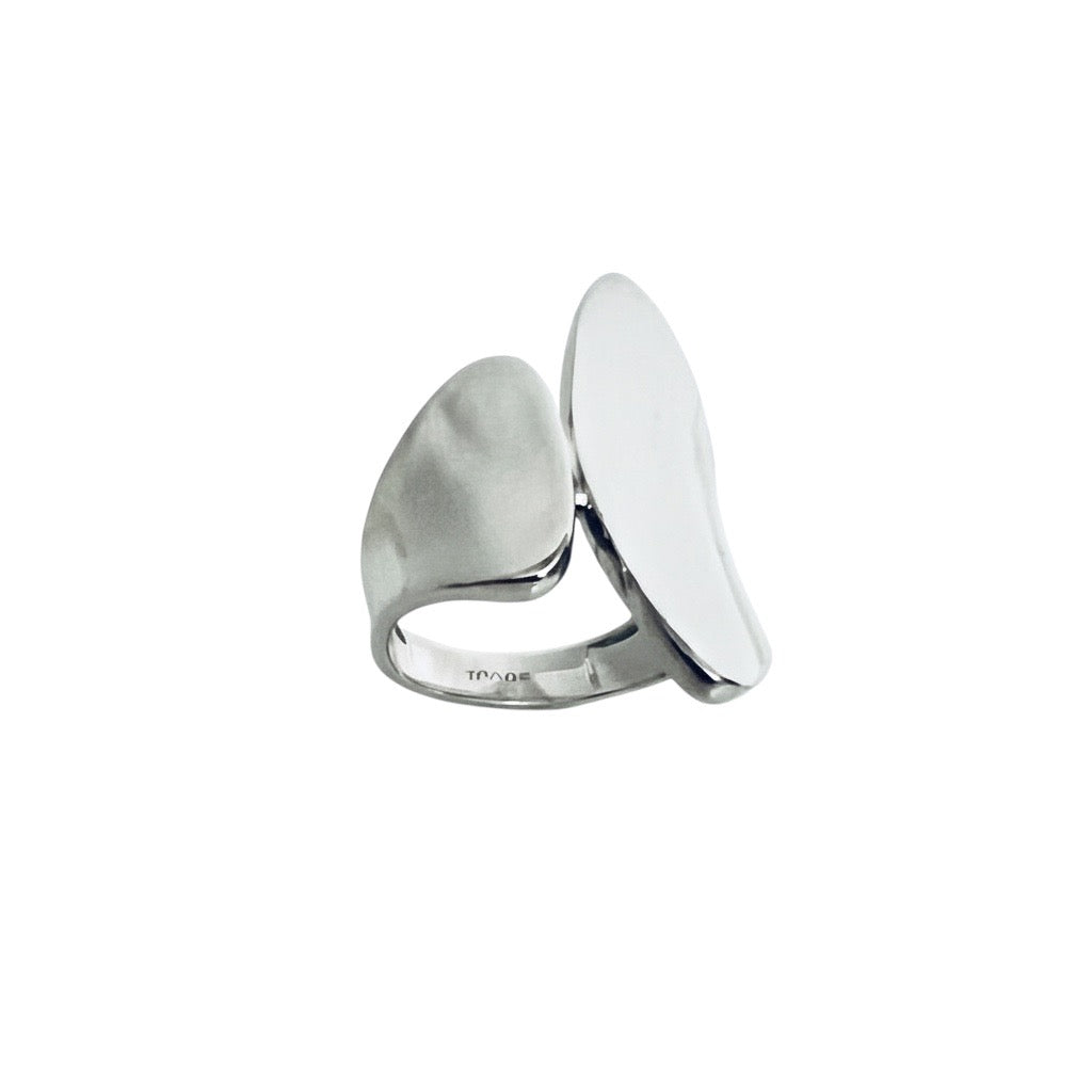 Statement Full Finger Silver Ring