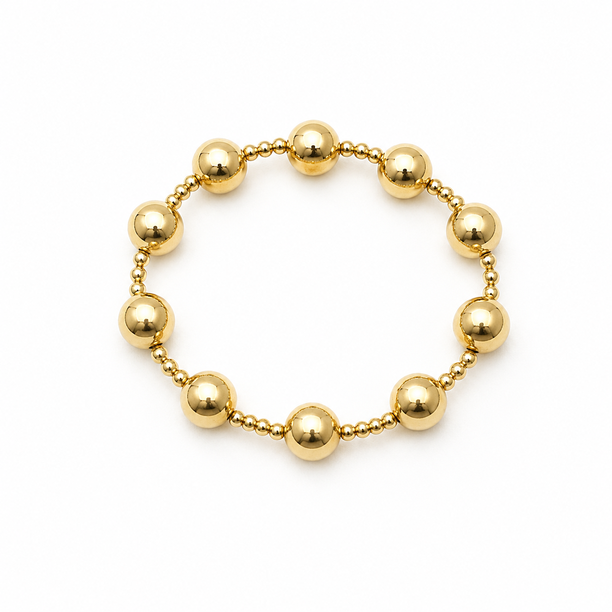 4mm Alternating Ball Bracelet