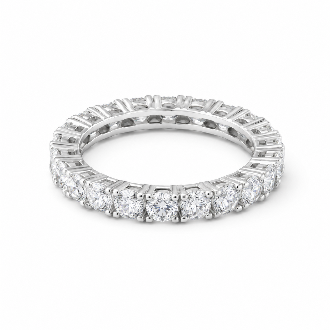 3mm Studded Eternity Ring