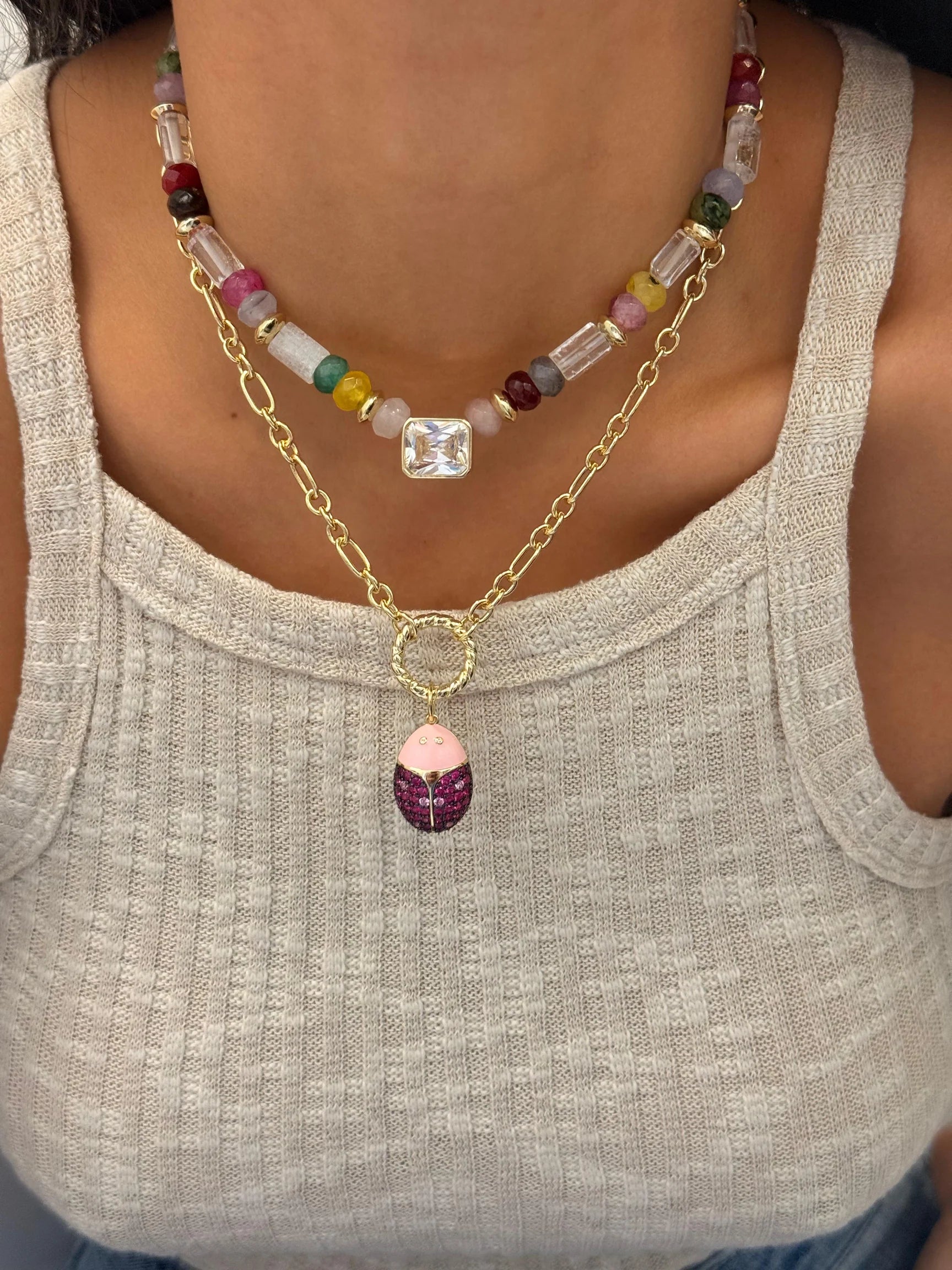 LUCKY LADYBUG CHARM