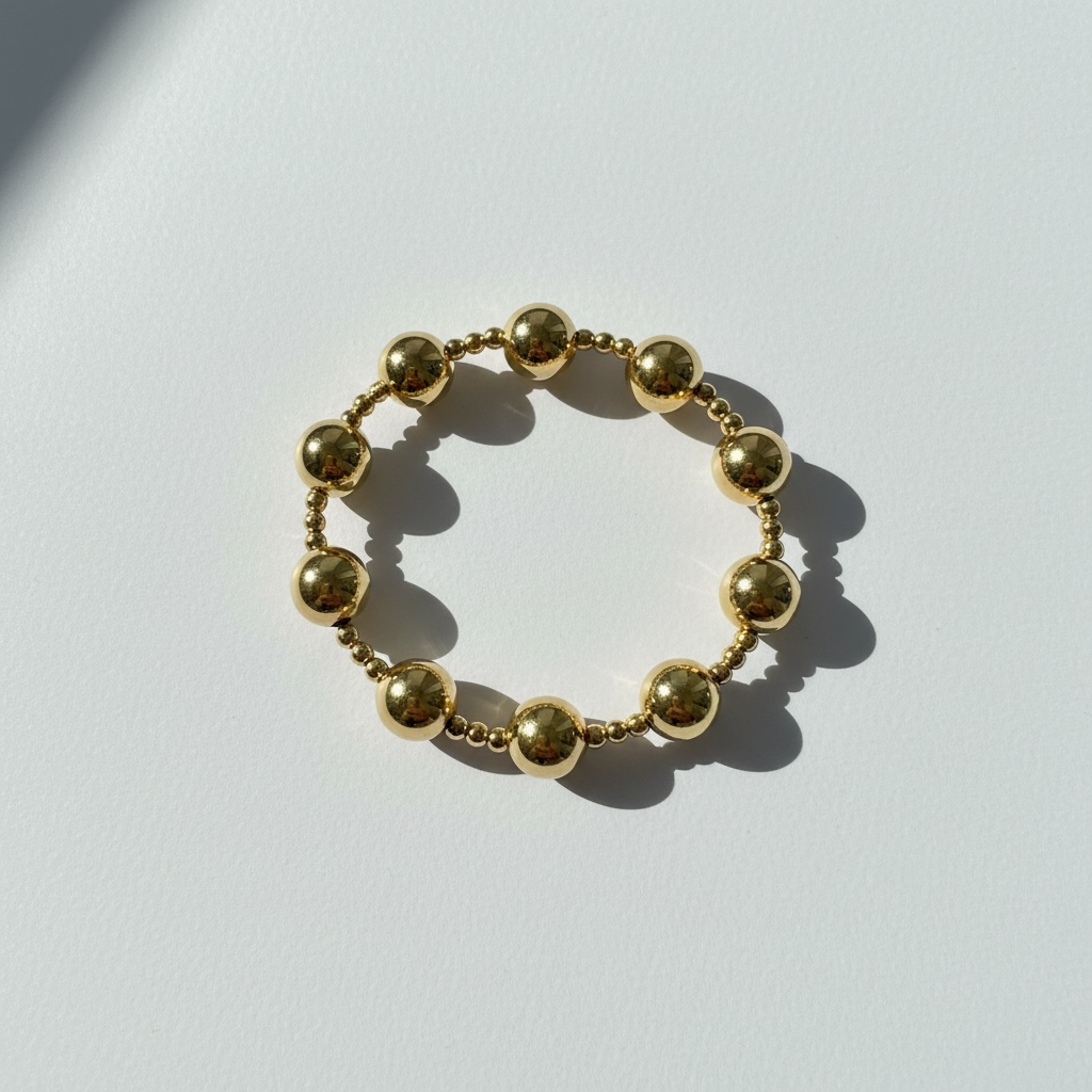 4mm Alternating Ball Bracelet