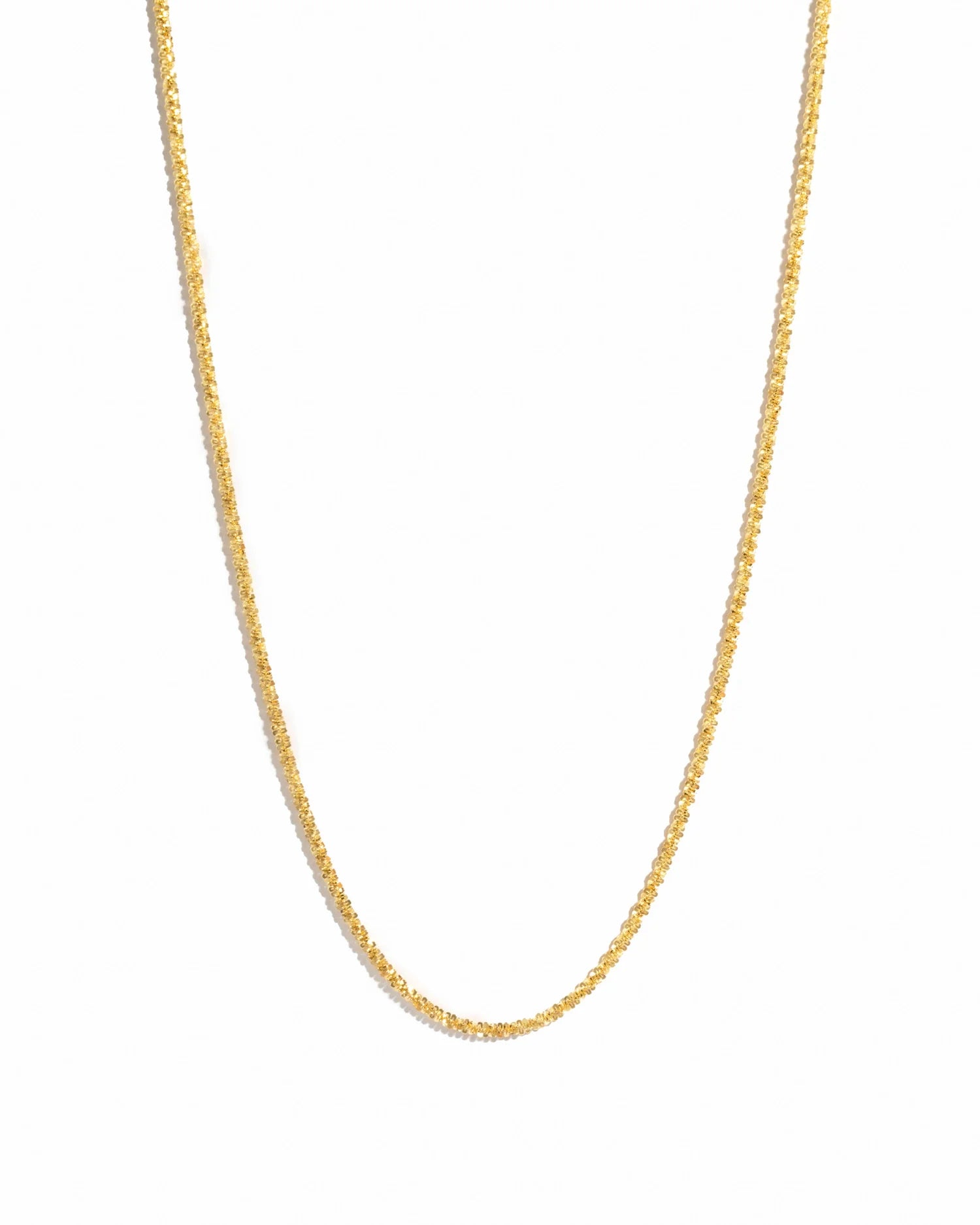 Diamond Cut Chain Necklace