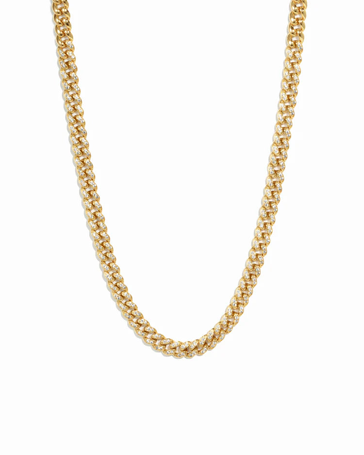 Pave Chain Link Necklace