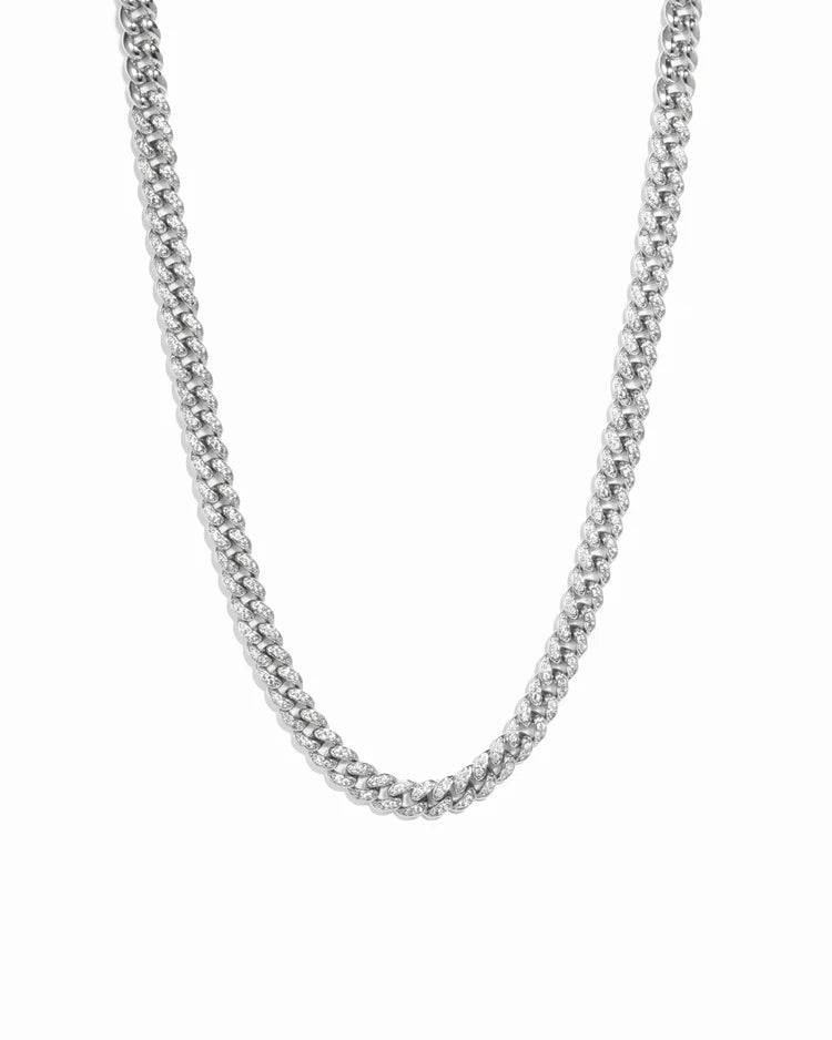 Pave Chain Link Necklace