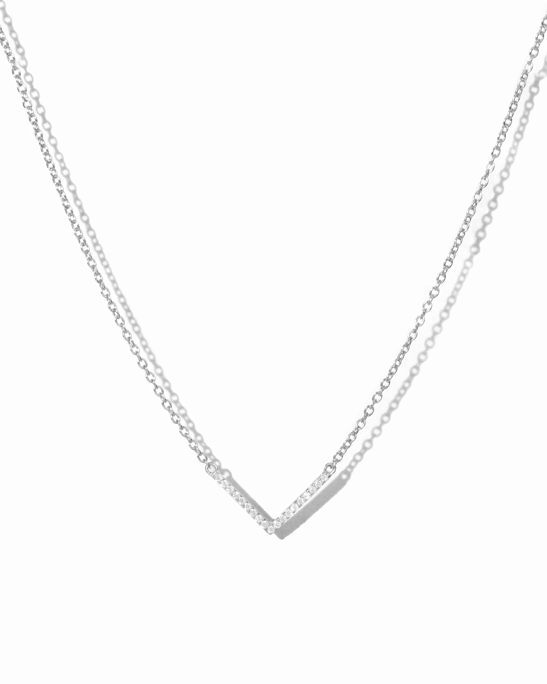 Chevron Pendant Necklace