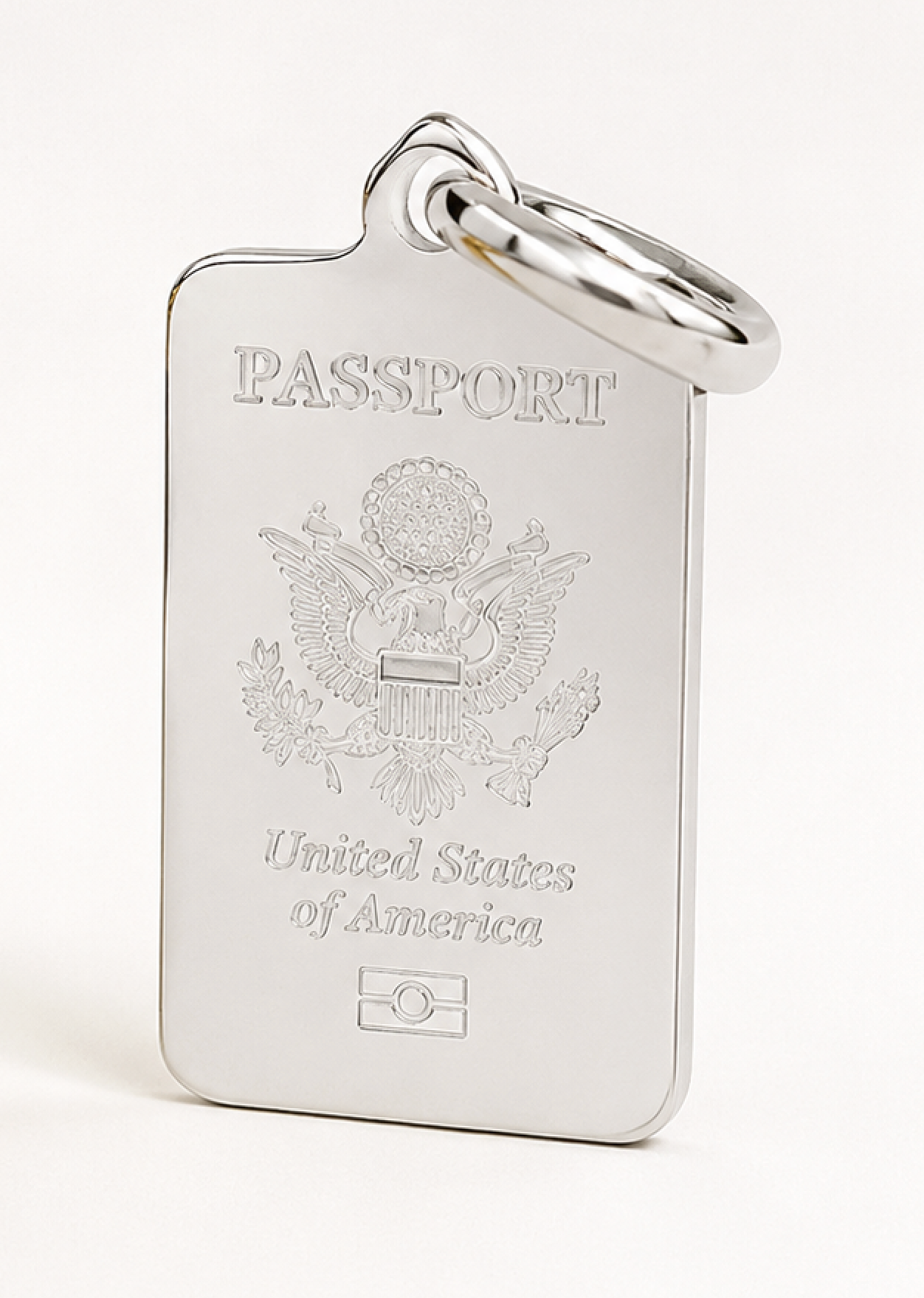 18K Gold Passport Pendant