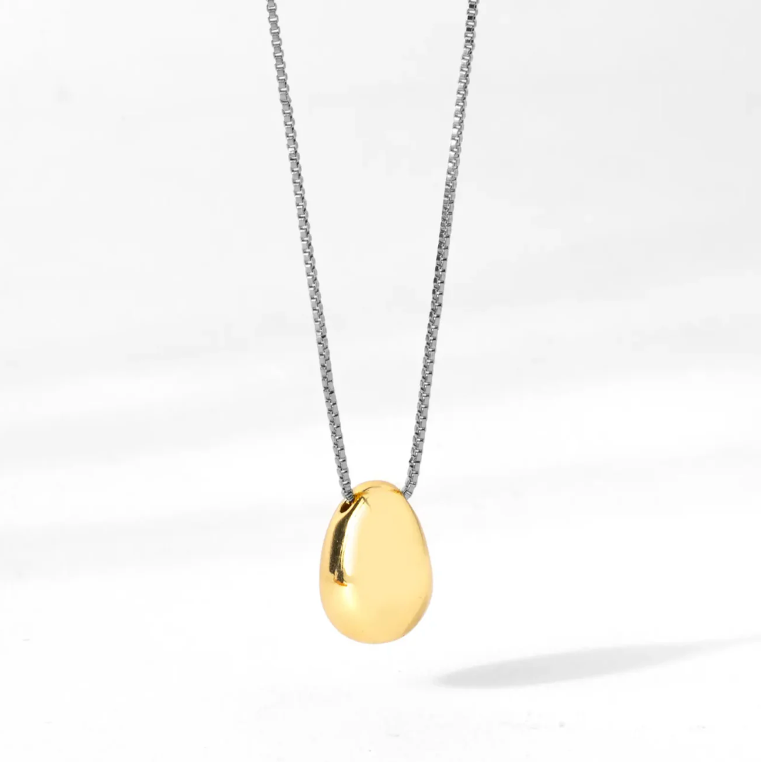 THE TWO-TONE DROP NECKLACE