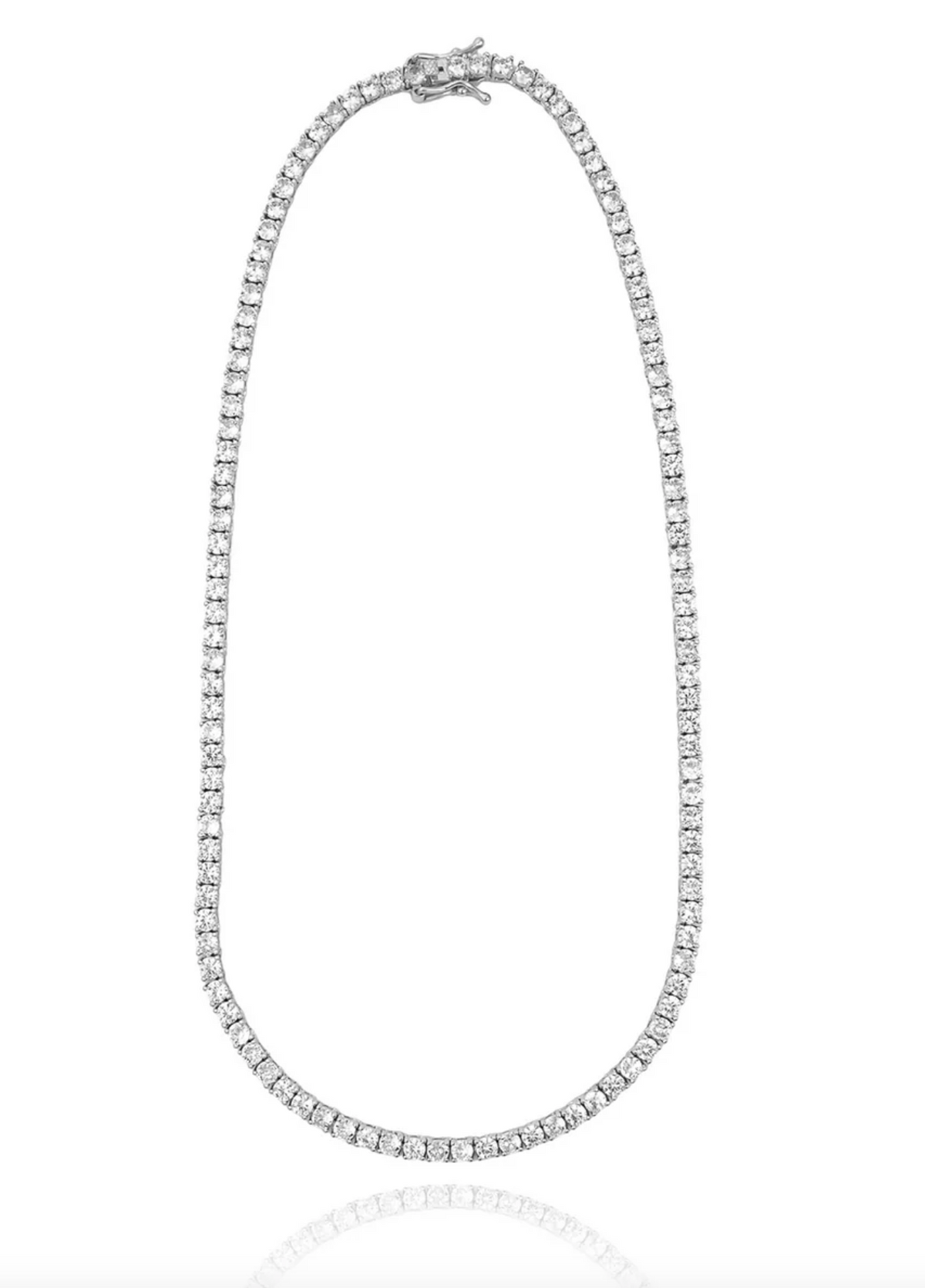 3mm CZ Tennis Necklace