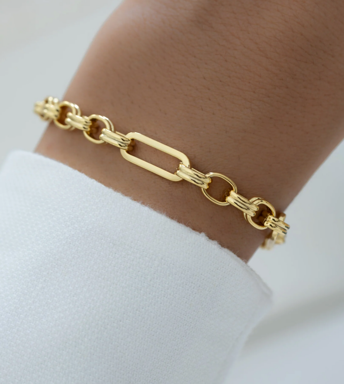 Chain Link Bracelet Gold