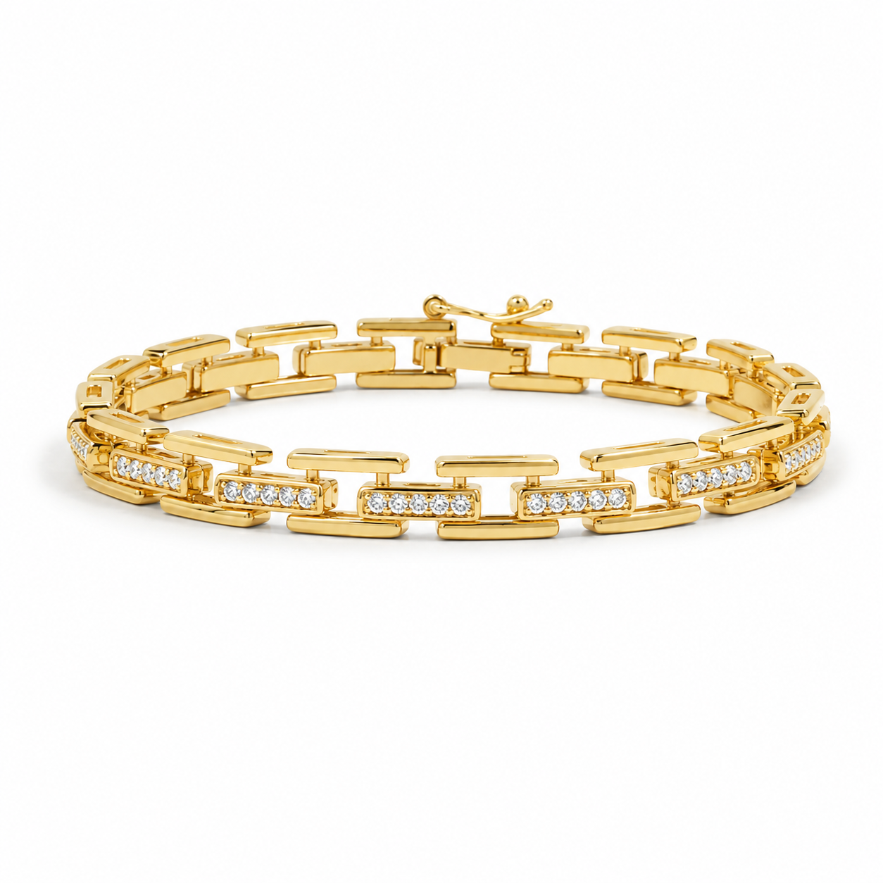CZ Link Bracelet