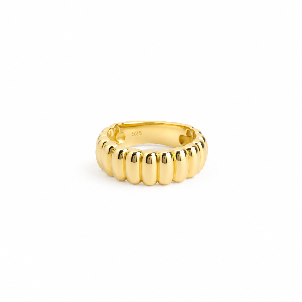 Ring Fluted Statement Ring