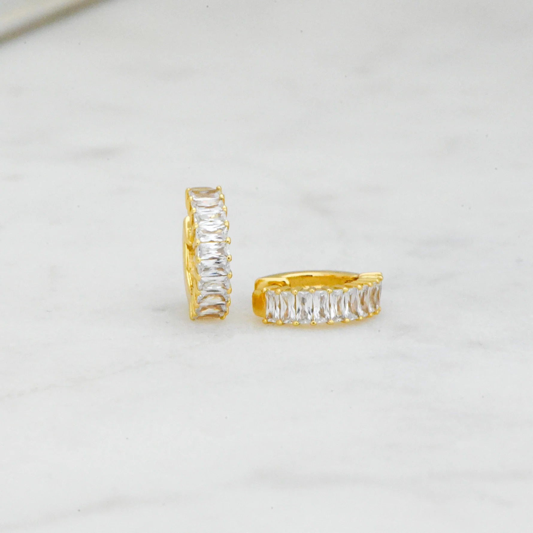 Darryl-Ann Baguette Hoops