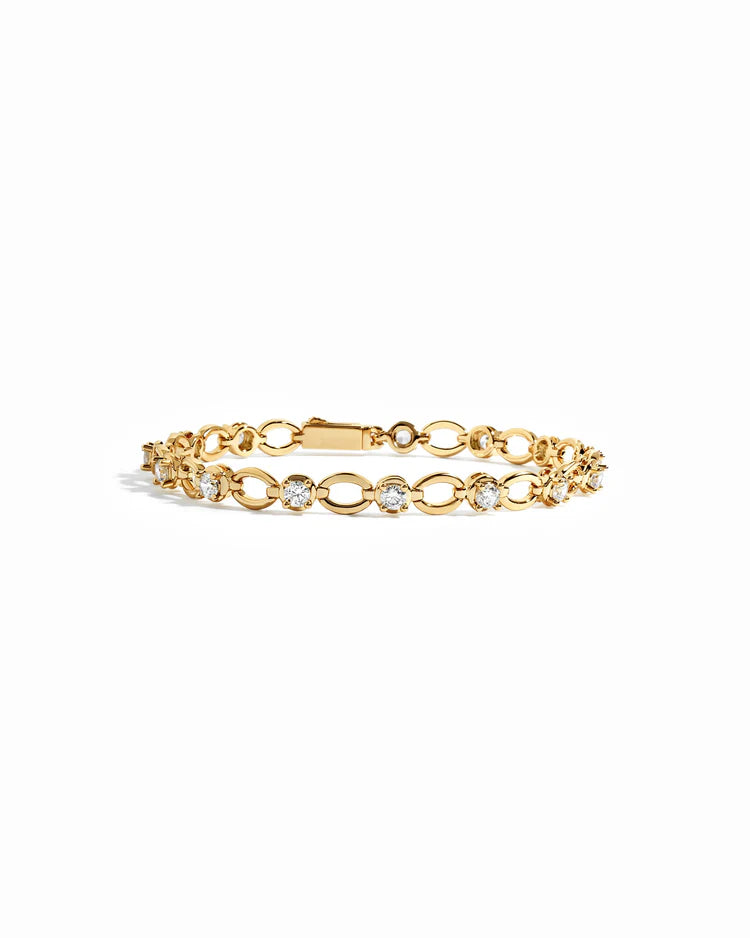 CZ Link Bracelet
