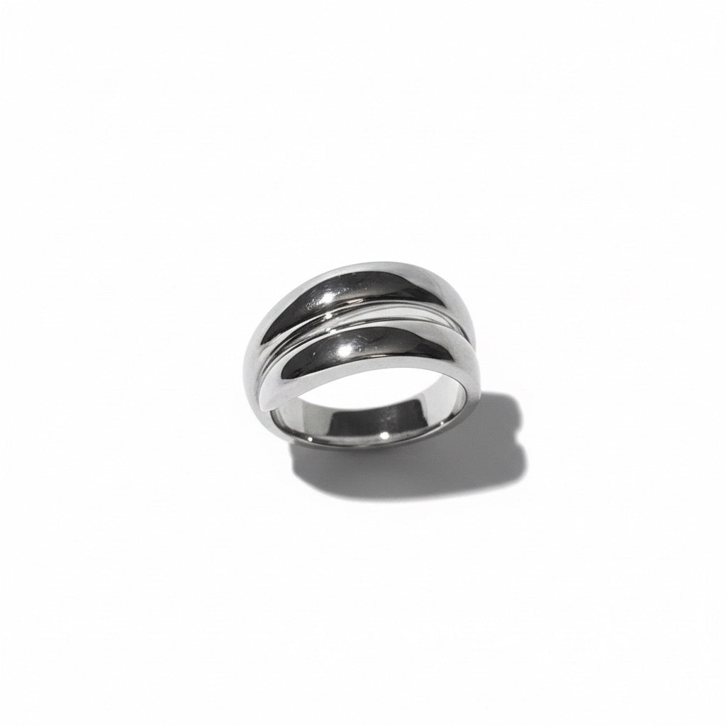 Sterling Silver 3 Band Rolling Ring