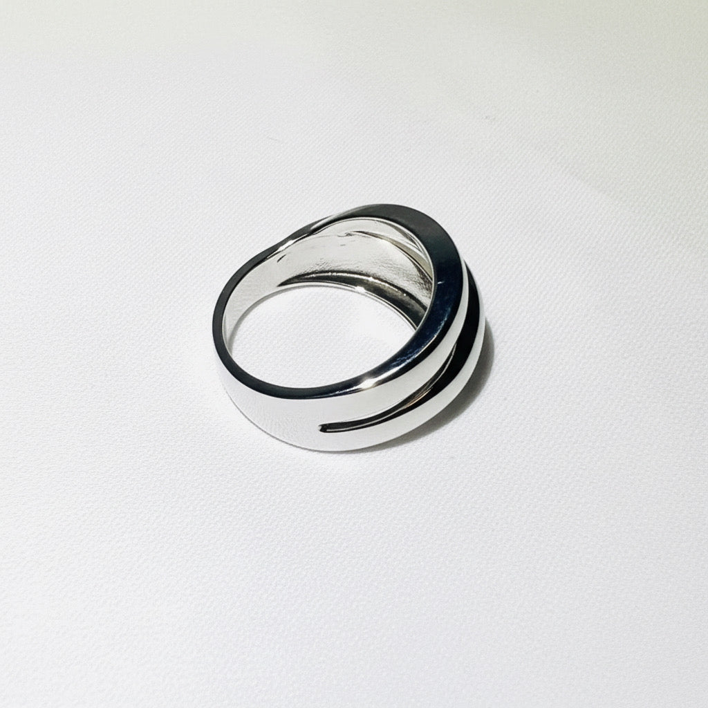 Sterling Silver 3 Band Rolling Ring