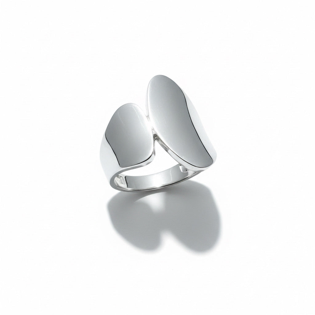 Statement Full Finger Silver Ring