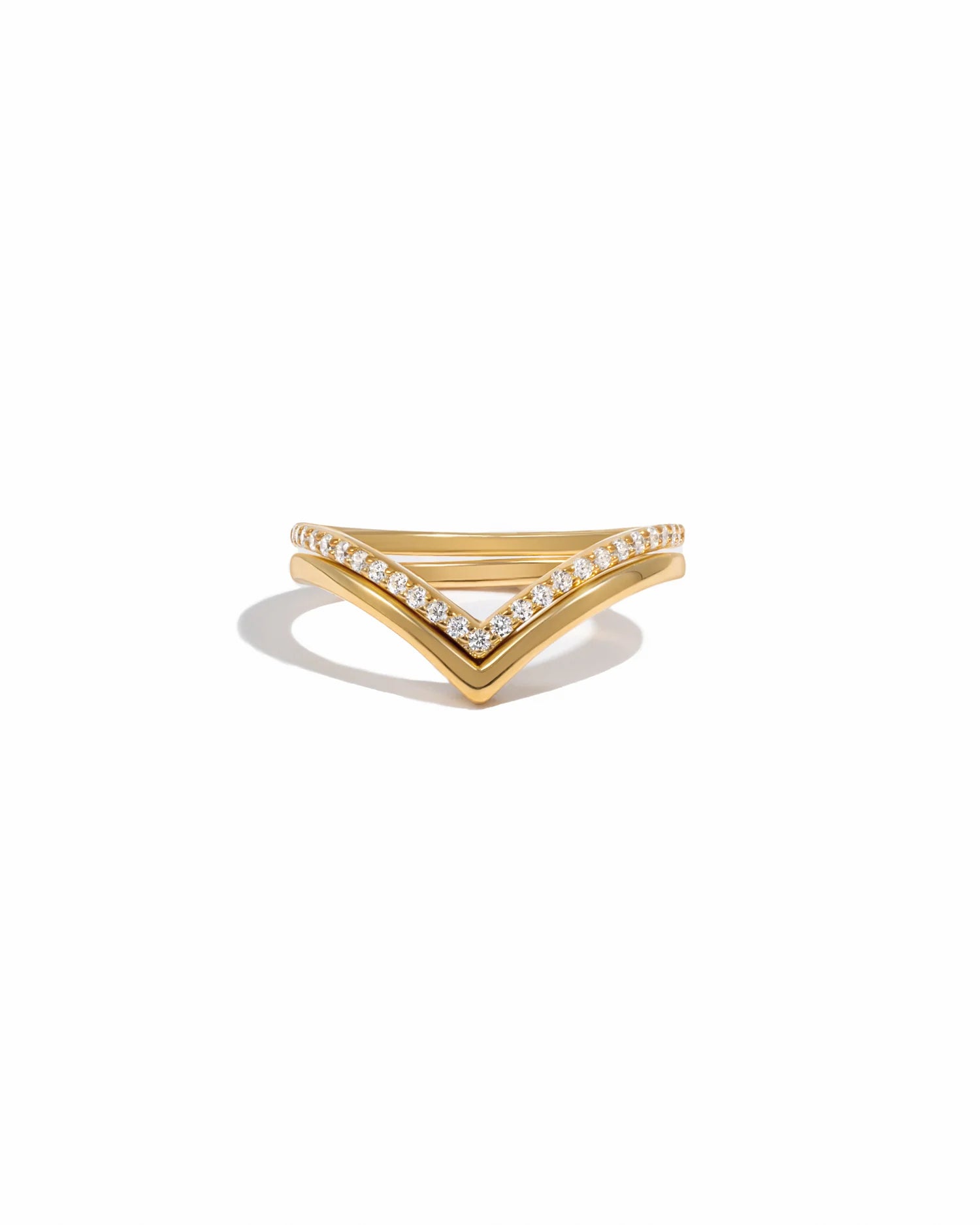 Chevron Ring Set