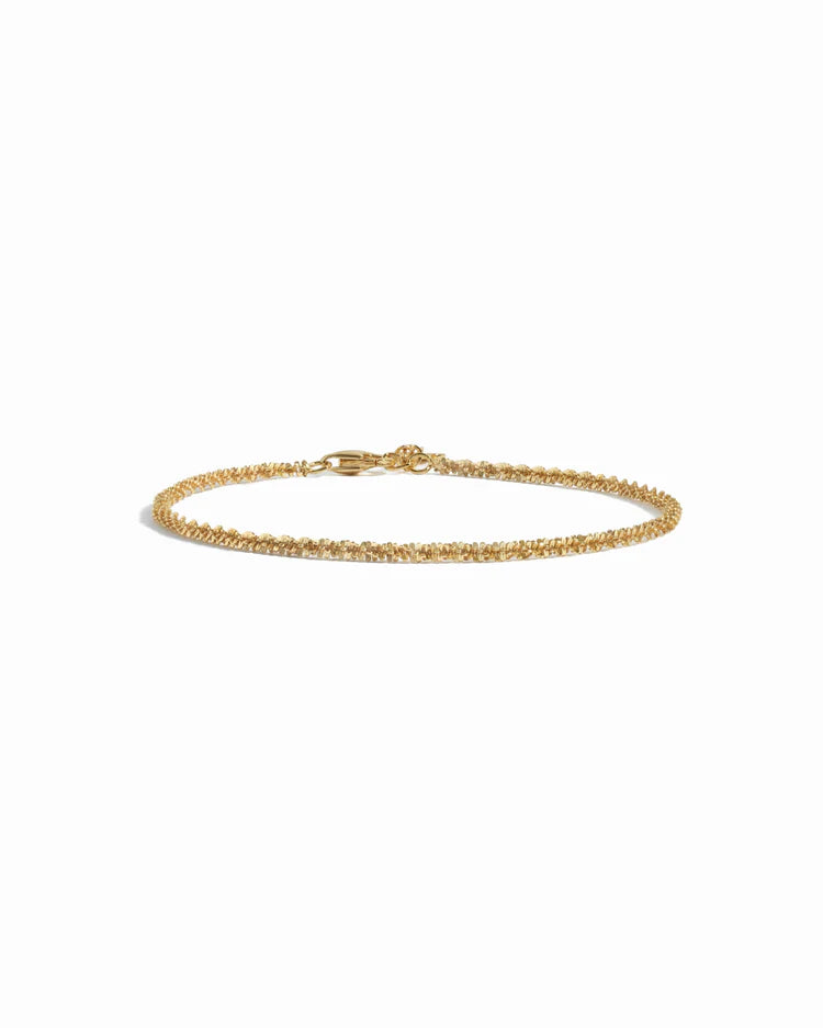 Diamond Cut Chain Bracelet