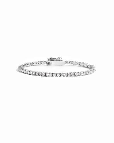 2mm Tennis Bracelet w Latch