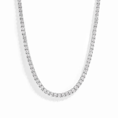 3mm CZ Tennis Necklace