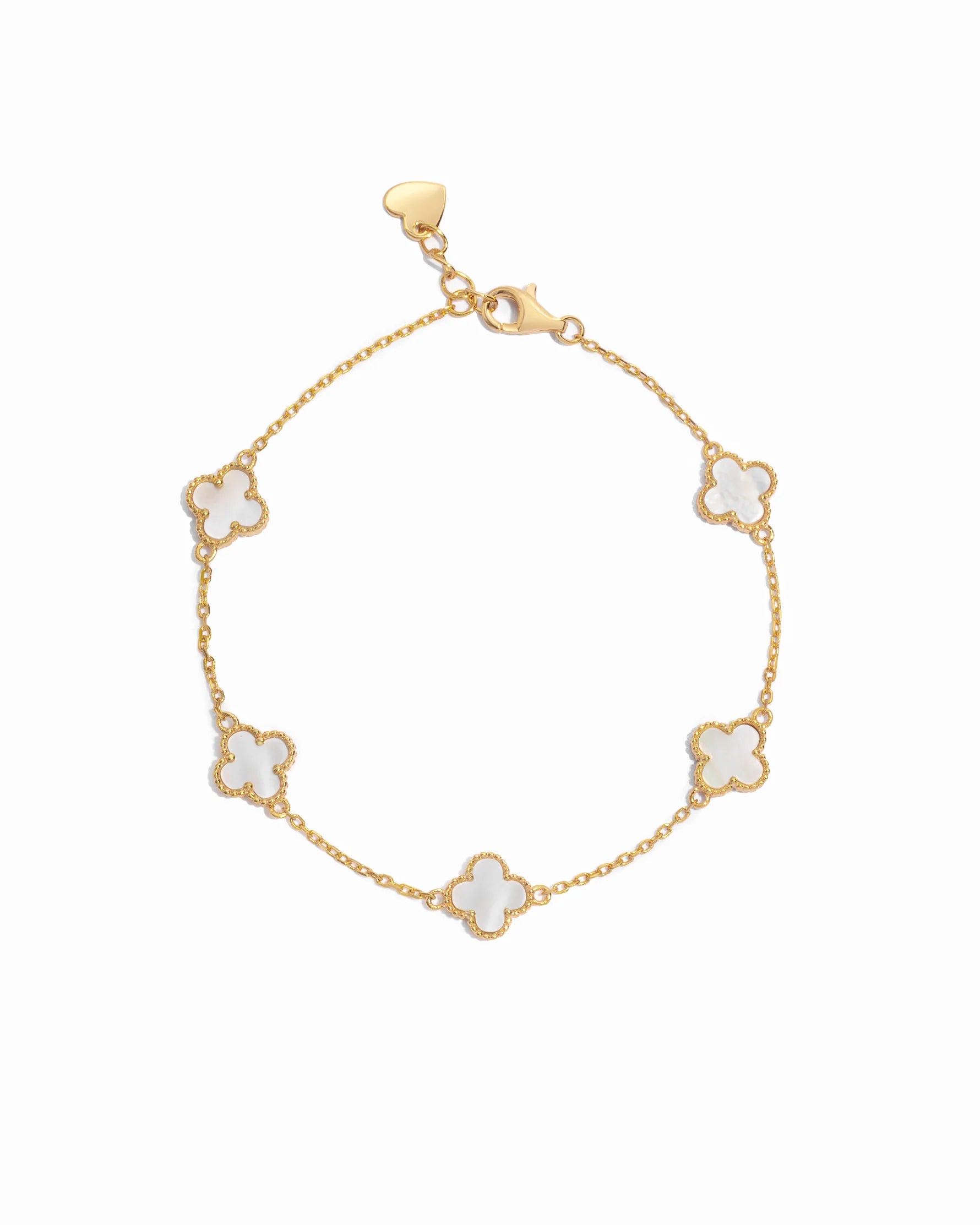 Mother of Pearl Clover Bracelet